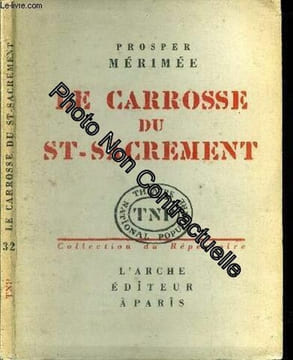 Le carosse du saint sacrement. undefined