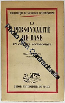 La personnalité de base. un concept sociologique. undefined