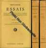 ESSAIS - NOUVELLE EDITION CONFORME AU TEXTE DE L'EXEMPLAIRE DE BORDEAUX AVEC LES ADDITIONS DE L'EDITION POSTHUME LES PRINCIPALES VARIANTES ...