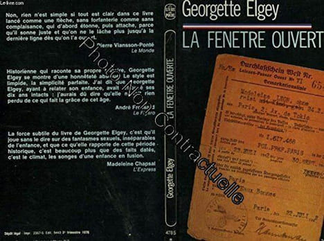 La Fenêtre ouverte. Elgey Georgette