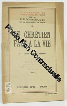 CONFERENCES DE NOTRE-DAME DE PARIS - RETRAITE PASCALE - POUR VIVRE AIMER. RIQUET MICHEL R.P