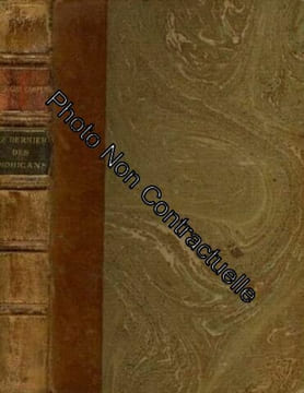 Le Dernier des Mohicans de fenimore Cooper. Adaptation et réduction à l'usage de la jeunesse par A.-J. Hubert. Cooper James Fenimore