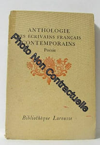 Anthologie des Écrivains Français Contemporains Poésie
