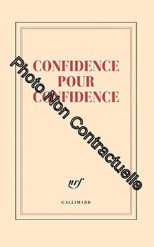 Grand carnet «Confidence pour confidence» (papeterie). Collectifs