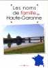 Les noms de famille de Haute-Garonne. Collectif