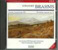 BRAHMS Double concerto opus 102 / Ouverture tragique op. 81. BRAHMS  Arpad JOO  Amsterdam Philharmonique Orchestra  Janos STARKER Violoncelle  Emmy ...