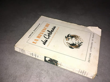 LA REVANCHE DU CORBEAU histoire de betes ill ANDRE GALLAUD. louis Pergaud