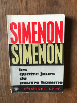SIMENON LES QUATRE JOURS DU PAUVRE HOMME. undefined