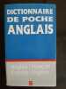 Dictionnaire de Poche Anglais Anglais français. 