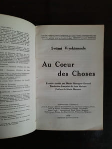 Swâmi Vivekânanda Au Cœur des Choses