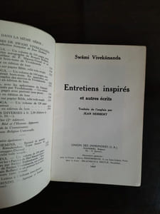Swâmi Vivekânanda Entretiens Inspirés