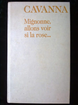 cavanna mignonne allons voir si la rose. Cavanna