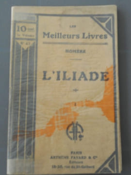 homère L'Iliade i Arthème Fayard les Meilleurs livres n47. Homere