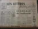 Les Lettres Françaises n108 17 mai 1946 paulhan peynet queneau benda. 