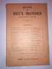 Revue des deux mondes 15 Mars 1934. François Buloz