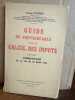 Georges vincent Guide du contribuable pour le calcul des impôts e. 