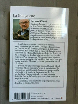 La guinguettej'ai lu. Bernard Clavel