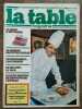 La Table Magazine n3 Janvier 1977. 