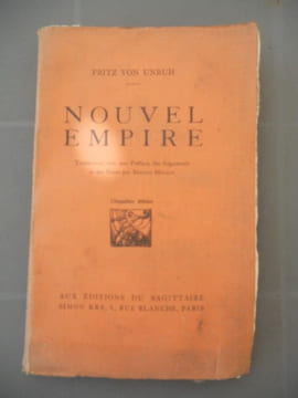 Fritz von unruh Nouvel empire Aux. undefined
