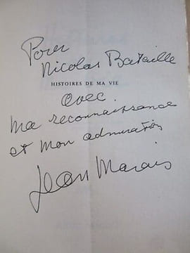 Jean marais Histoires de ma vie. undefined