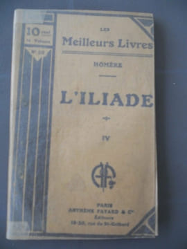 homère L'Iliade iv Arthème Fayard les Meilleurs livres n50. Homere