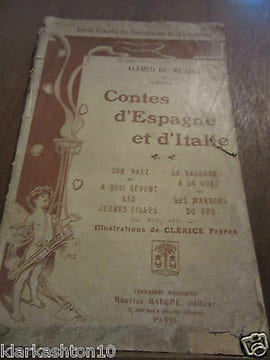 Alfred de musset contes d'Espage et d'Italie Librairie Bauche. Alfred Musset