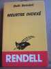 Meurtre indexéle Maque n2015 1990. Ruth Rendell