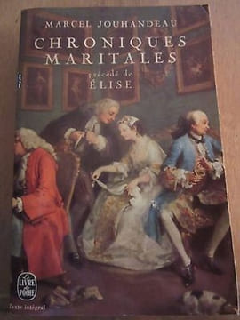 Marcel jouhandeau Chroniques maritales précédé de elise 64. undefined