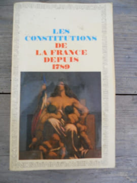 Les Constitutions de la France depuis 1789. undefined