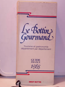 Didot Bottin Le Bottin Gourmand Guide France 1988 1987