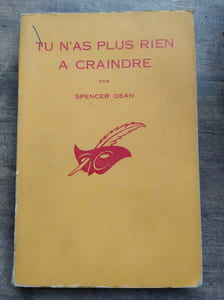 Tu n'as plus rien à craindre masque