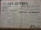 Les Lettres Françaises n118 26 Juillet 1946 paulhan peynet effel larbaud. 
