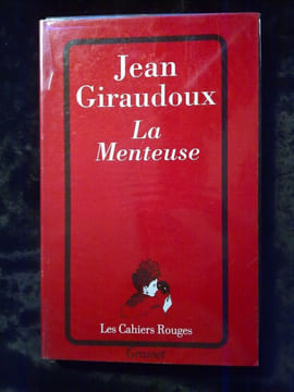 La menteuse les Cahiers rouges. JEAN GIRAUDOUX