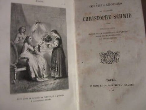 œuvres choisies du Chanoine schmid Marie ou la Corbeille de fleurs mame. undefined