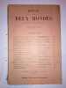 Revue des deux mondes 15 Janvier 1938. François Buloz