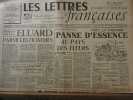 Les Lettres Françaises n116 12 Juillet 1946 paulhan eluard friedmann. 