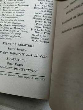 La planète infernale Anticipation fiction. André CAROFF