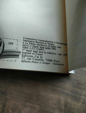 2001 L'odyssée de l'espace J'ai lu 1990. Arthur Clarke