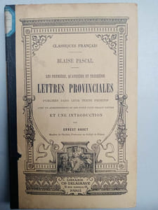 Les première quatrième et treizième Lettres Provinciales Blaise pascal