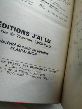Le Pays où l'on n'arrive jamais J'ai lu 1975. ANDRE DHOTEL
