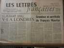 Les Lettres Françaises n94 8 Février 1946 paulhan mauriac carbi. 