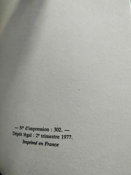 Le sursis d'hypnos anticipation. Piet LEGAY