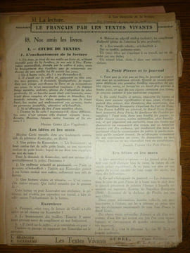 Cahier d'écolier ville de Romilly-sur-Seine école communale découpis 30's. undefined