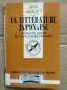 j pigeot jean jacques Tschudin La littérature japonaise Que sais je. 