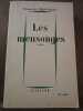 les mensonges. Francoise Mallet Joris