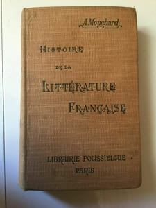 a mouchard Histoire de Littérature française Librairie poussielgue