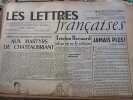 Les Lettres Françaises n26 Octobre 1944 paulhan peynet effel t bernard. 