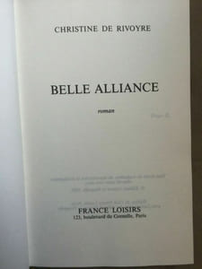 Belle alliance France loisirs