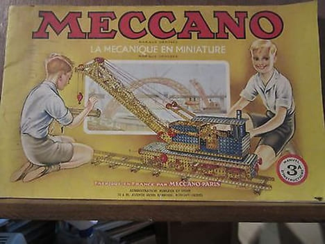 meccano la mécanique en miniature manuel 3A d'instructions. undefined