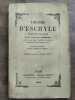 Théâtre d'eschyle charpentier. Alexis Peirron